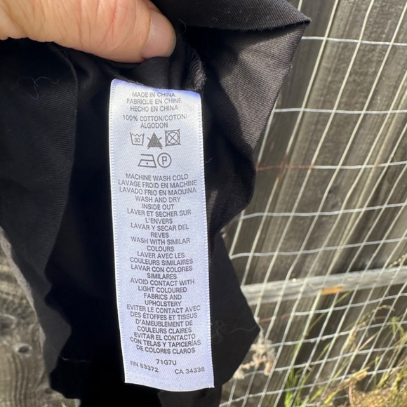 French Connection black dress with zipper front and pockets size 12 - Picture 3 of 7